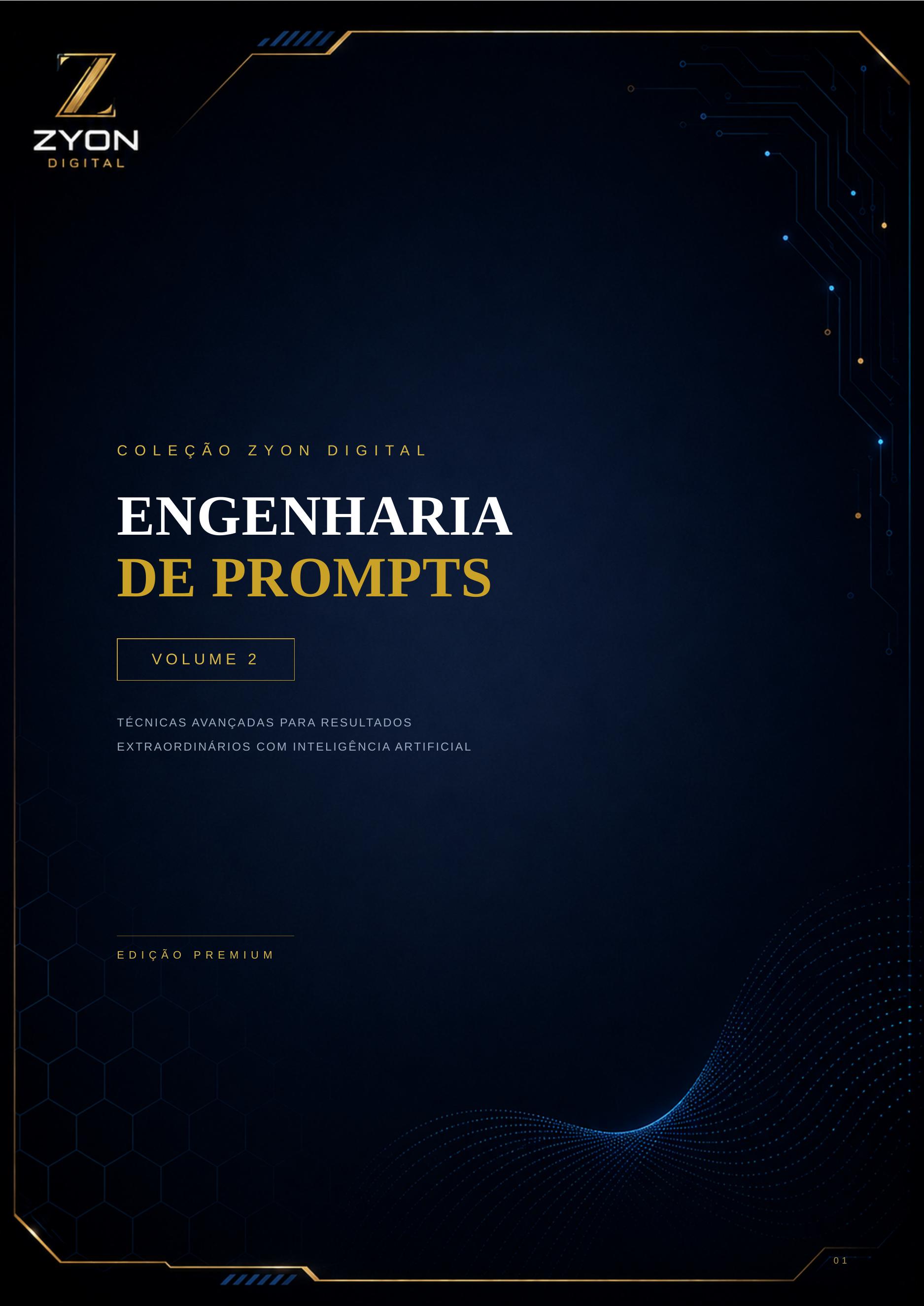 Capa do material Engenharia de Prompts da Zyon Digital